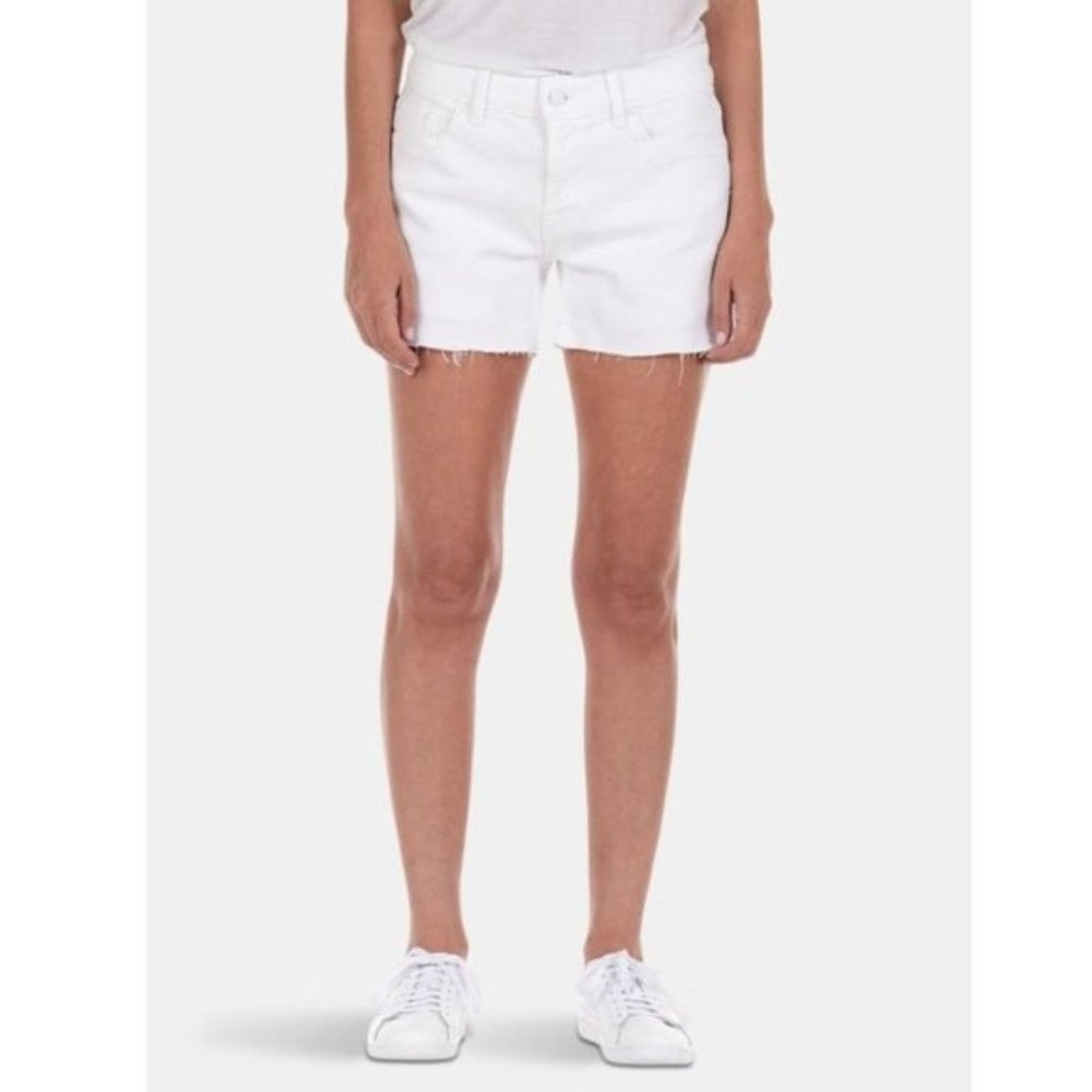 New Fidelity Denim Malibu Jean Shorts White  size 27